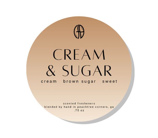 Tin Freshener + Refill: Cream & Sugar