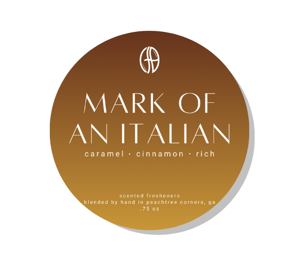 Tin Freshener + Refill: Mark of an Italian