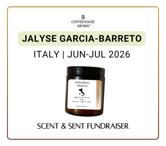 Scent & Sent Fundraiser: Jalyse Garcia-Barreto | Italy Mission Trip
